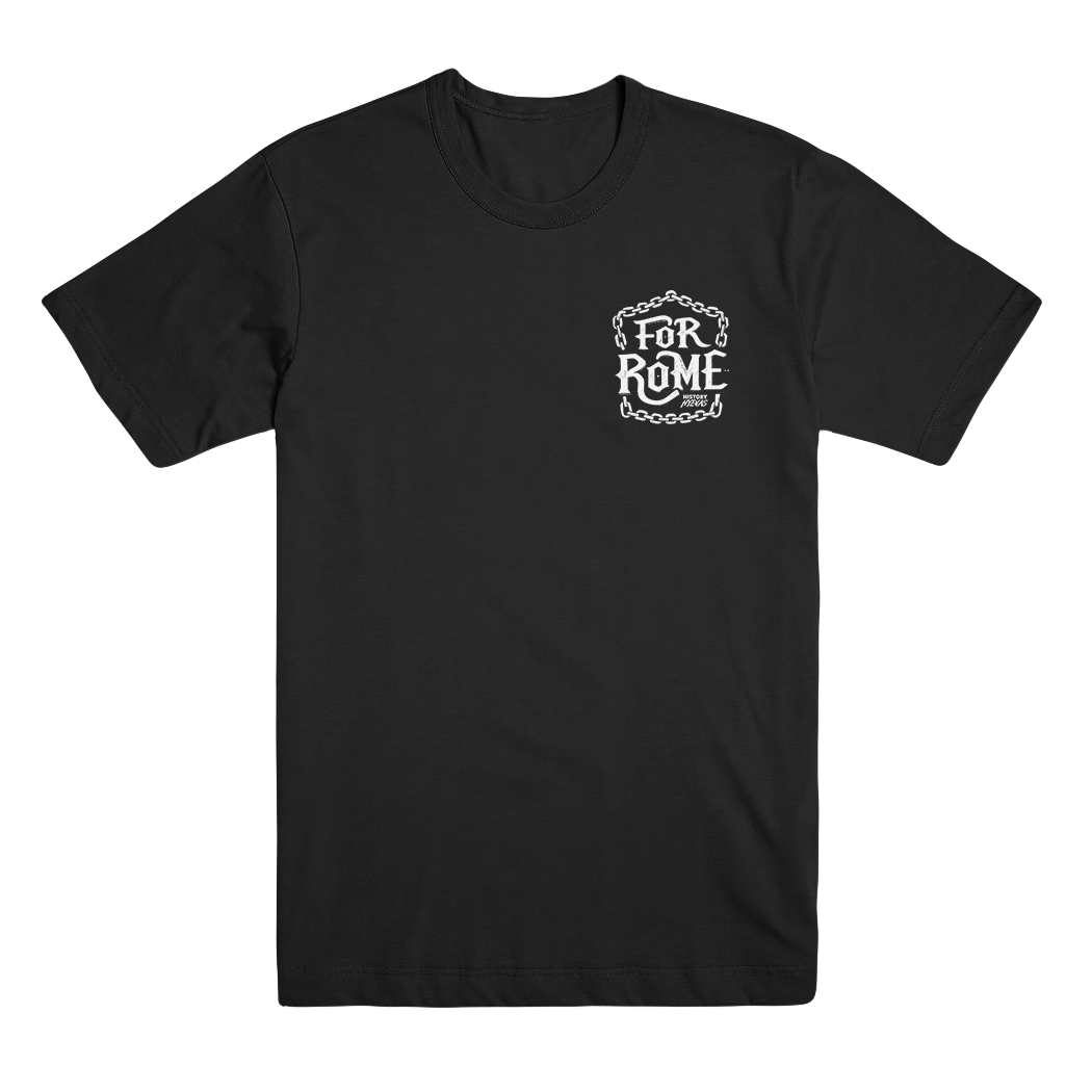 For Rome Lapel Print T-Shirt